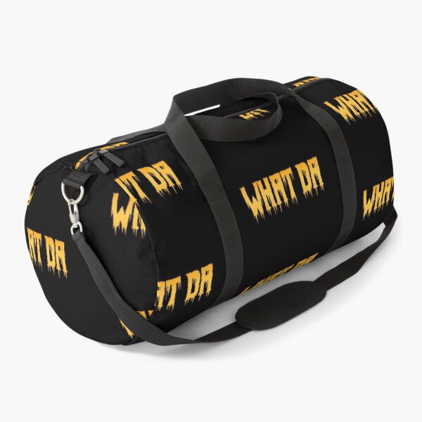Item preview, What Da in Yellow Horror Drip Typography designed and sold by Memes N Lore .