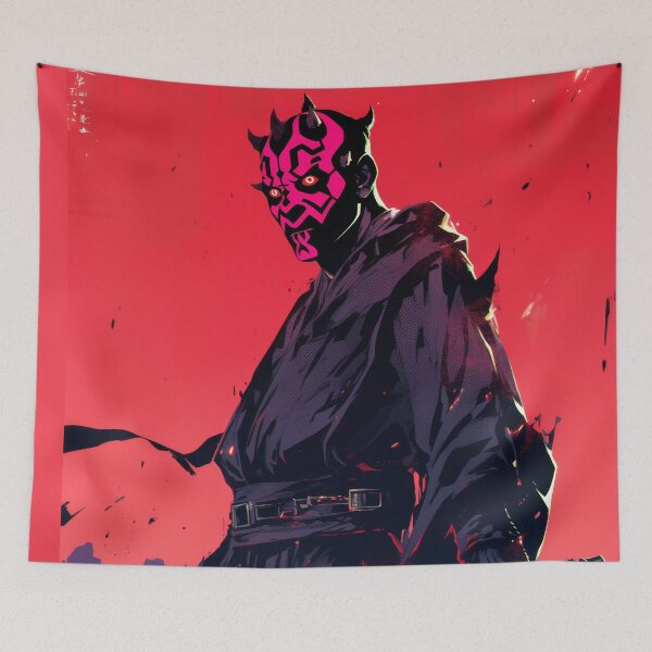 Item preview, The Dark Side Horned Maul Dude designed and sold by AnimeArsenalPrints.