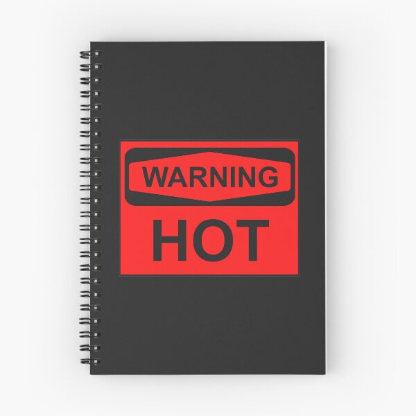 Item preview, Warning Hot Sign | Bold Red Safety Hazard Poster Design designed and sold by ConfuseLab Shop.