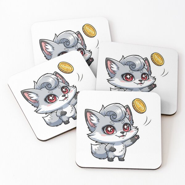 Item preview, Sly Silver Fox Enamel Pin - Pale Elf Inspired Fan Art designed and sold by PolyLili.