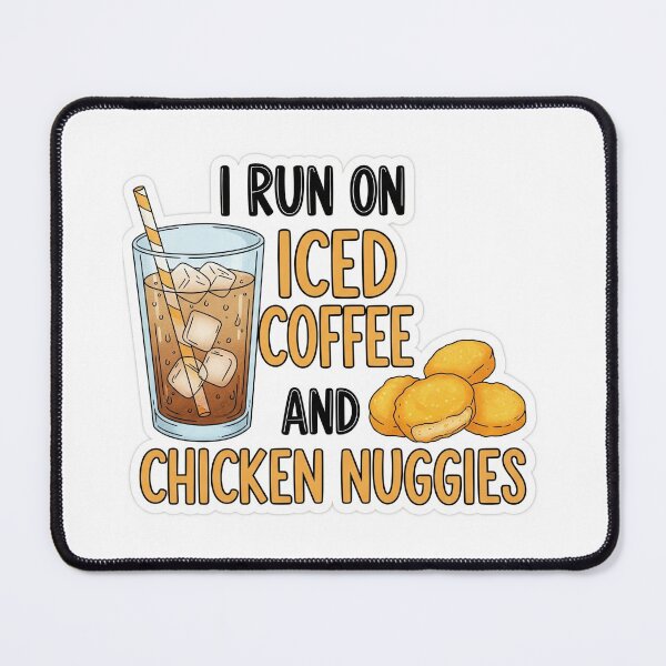 Item preview, Iced coffee and chicken nuggies  designed and sold by Draven&Co. .