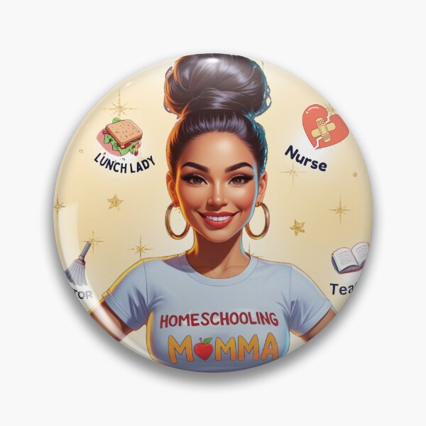 Item preview, Homeschooling Momma – Multitasking Hispanic Woman Art designed and sold by 444wardMovement.