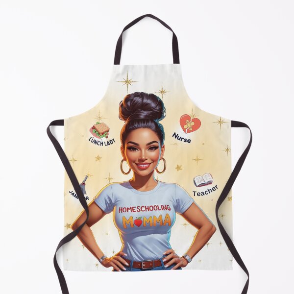 Item preview, Homeschooling Momma – Multitasking Hispanic Woman Art designed and sold by 444wardMovement.