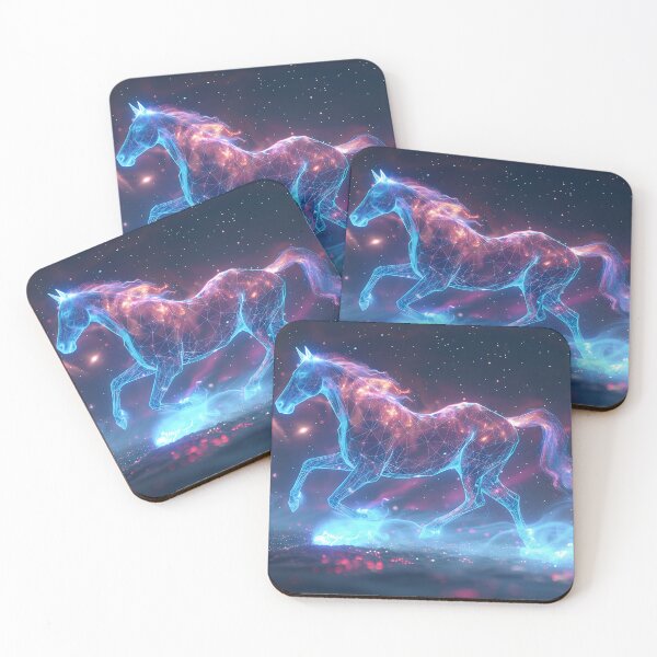 Item preview, A horse's hologram in the cosmos 5 designed and sold by FlaskLab.