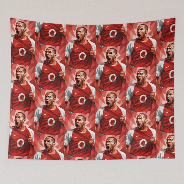 Item preview, Thierry Henry Premier League Football Legend Vector Art designed and sold by kakarikihill.