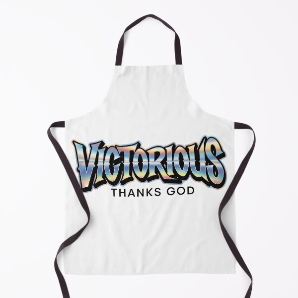 Item preview, Victorious – Holographic Urban Logo with Thanks God designed and sold by AV.