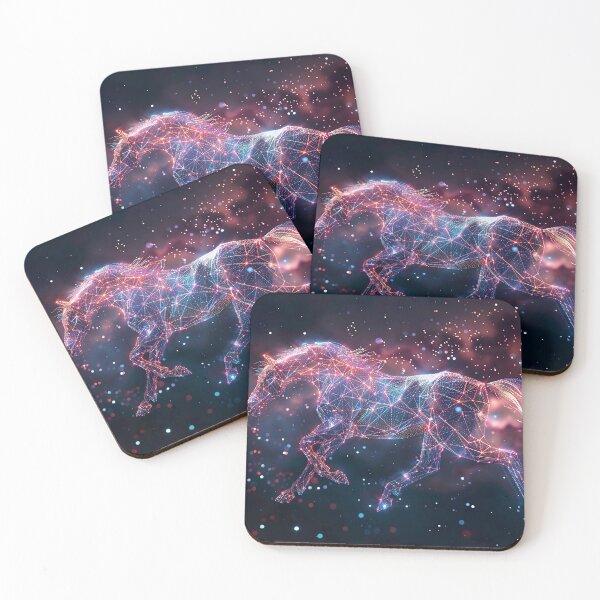 Item preview, A horse's hologram in the cosmos 3 designed and sold by FlaskLab.