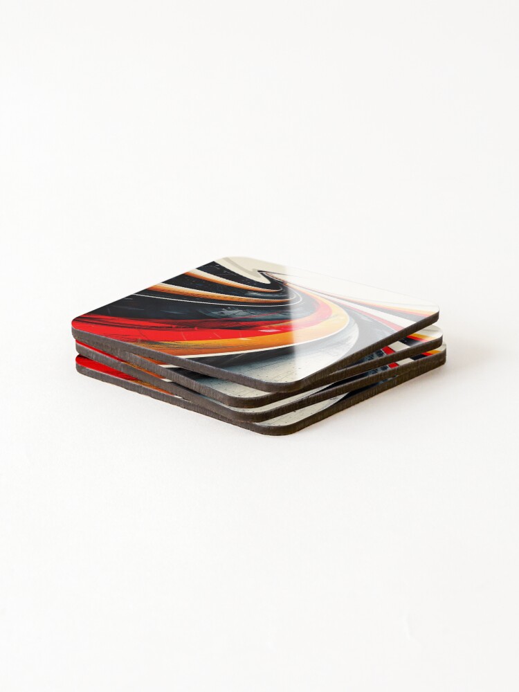 Thumbnail 4 of 5, Coasters (Set of 4), Speed Racing 4 designed and sold by FlaskLab.