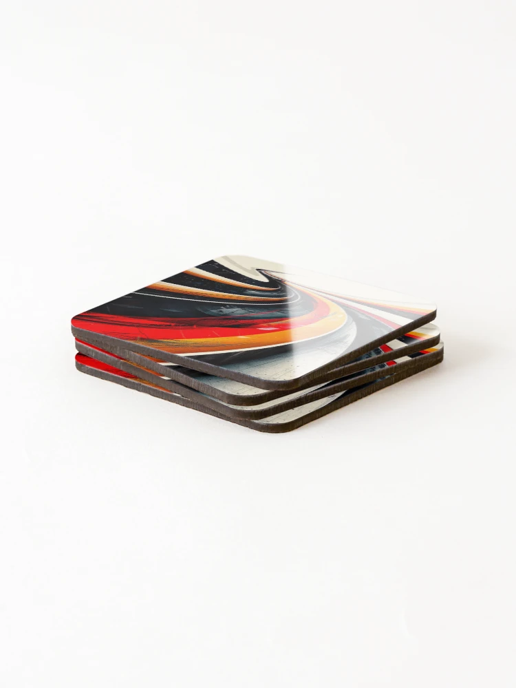 Thumbnail 4 of 5, Coasters (Set of 4), Speed Racing 4 designed and sold by FlaskLab.