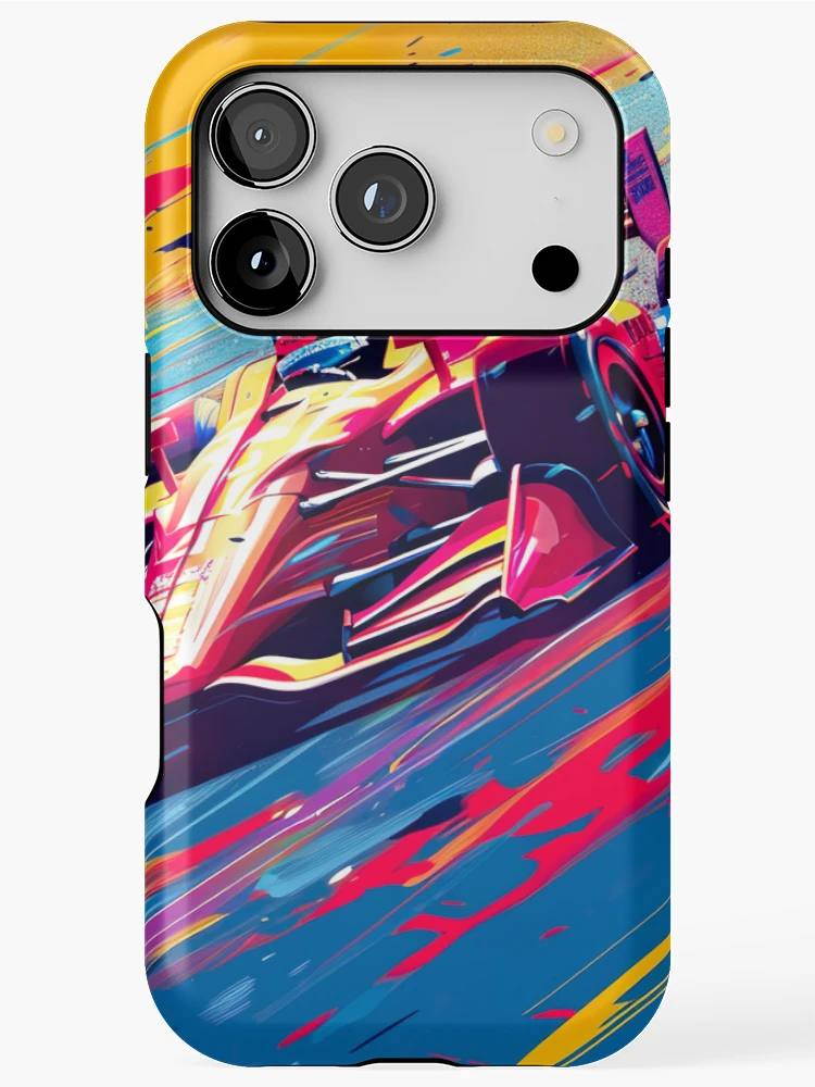 Thumbnail 1 of 4, iPhone Case, Speed Racing 3 designed and sold by FlaskLab.