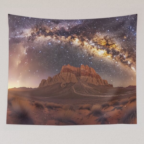 Item preview, A desert with a starry night 4 designed and sold by FlaskLab.
