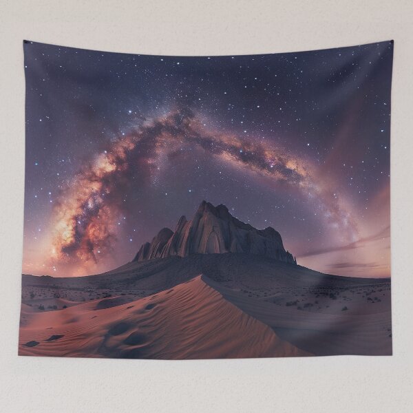 Item preview, A desert with a starry night 2 designed and sold by FlaskLab.