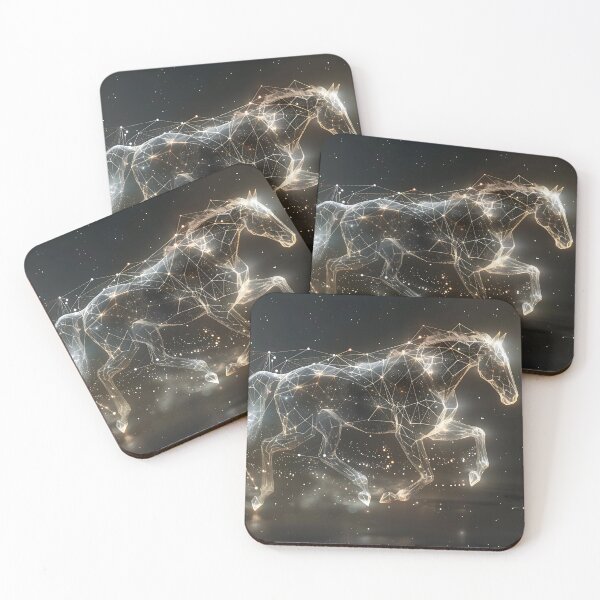 Item preview, A horse's hologram in the cosmos 2 designed and sold by FlaskLab.