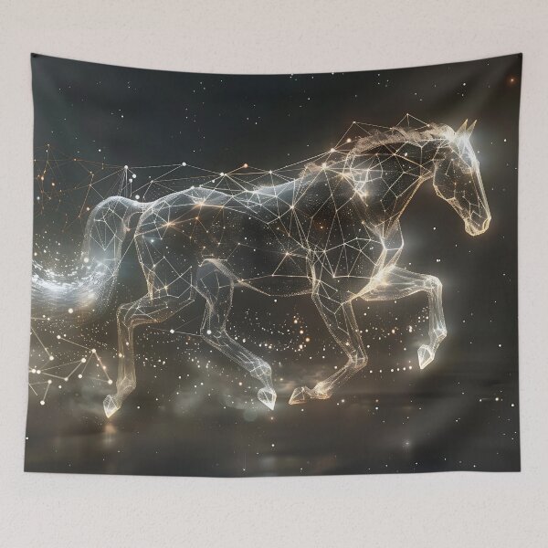 Item preview, A horse's hologram in the cosmos 2 designed and sold by FlaskLab.