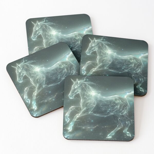 Item preview, A horse's hologram in the cosmos 1 designed and sold by FlaskLab.