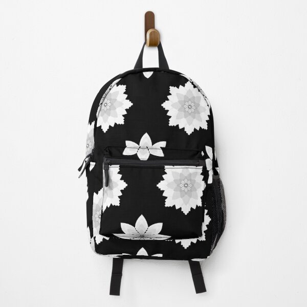 Item preview, Monochrome Pixel Floral Pattern designed and sold by Khwanchai.