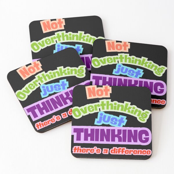 Item preview, Not Overthinking designed and sold by BreakupCentral.