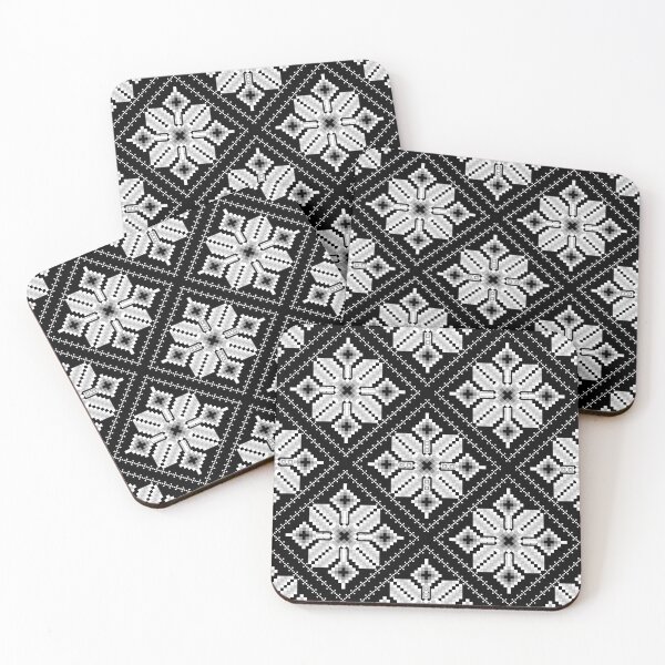 Item preview, Monochrome Pixelated Ethnic Pattern designed and sold by Khwanchai.