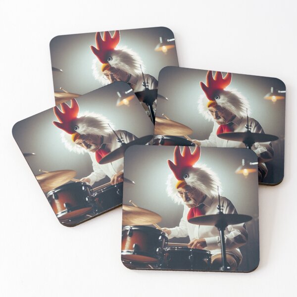 Item preview, "Drumstick Madness: The Rooster Riff-Off" designed and sold by Print Fiction.