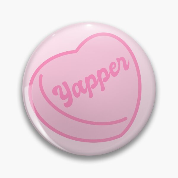 Item preview, Yapper Pink Candy Heart designed and sold by blottleink.