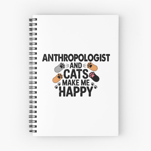 Item preview, Anthropologist And Cats Make Me Happy - Funny Anthropologist Cats Lover designed and sold by Oussinc.
