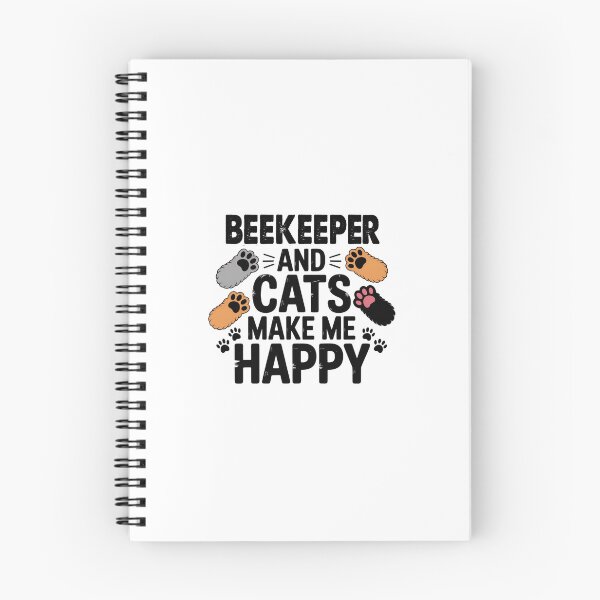 Item preview, Beekeeper And Cats Make Me Happy - Funny Beekeeper Cats Lover designed and sold by Oussinc.