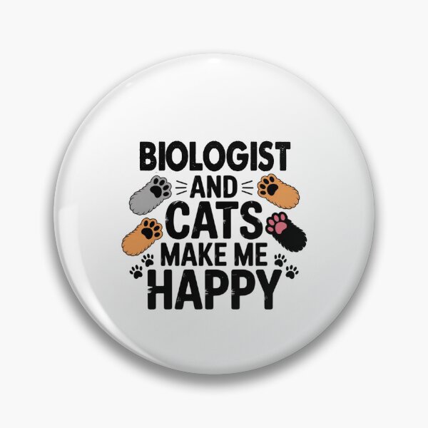 Item preview, Biologist And Cats Make Me Happy - Funny Biologist Cats Lover designed and sold by Oussinc.