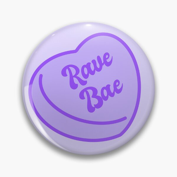 Item preview, Rave Bae Purple Candy Heart designed and sold by blottleink.