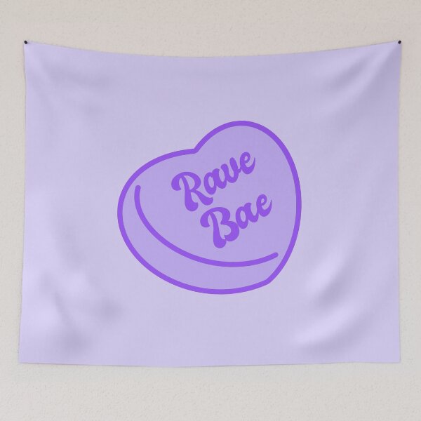 Item preview, Rave Bae Purple Candy Heart designed and sold by blottleink.