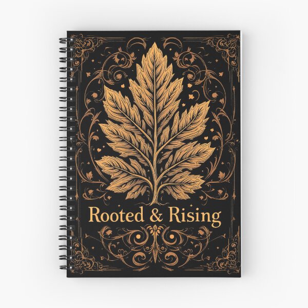 Item preview, A close up of a leaf on a black background with a gold border designed and sold by cafegrafis.