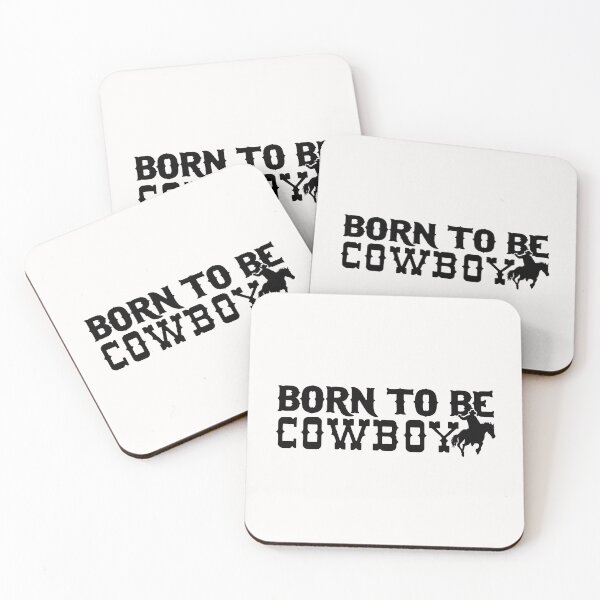 Artikelvorschau, Geboren, um Cowboy zu sein; entworfen und verkauft von StickerApe.