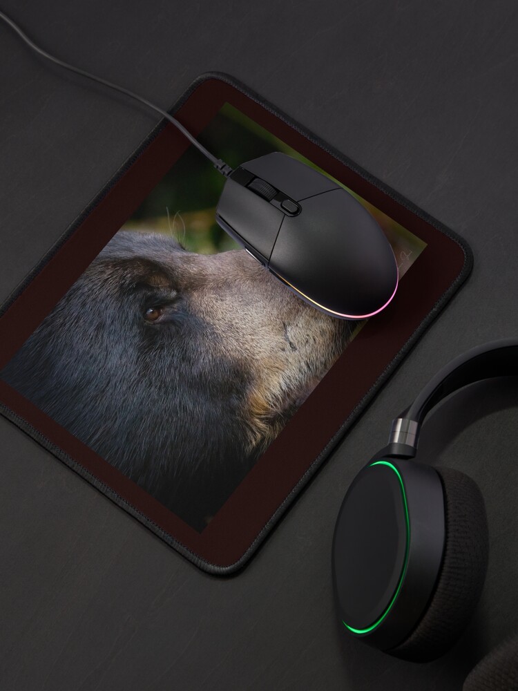 Thumbnail 4 of 5, Mouse Pad, Black Bear designed and sold by Panthermama78.