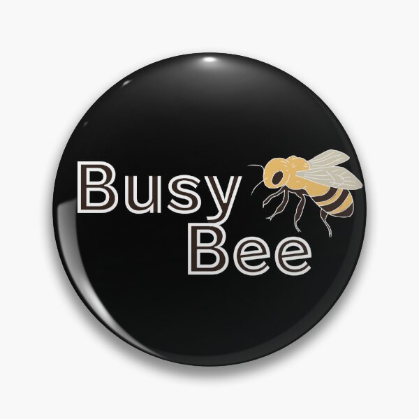 Aperçu de l'œuvre Busy Bee | Version sombre créée et vendue par CurvyAquarius.