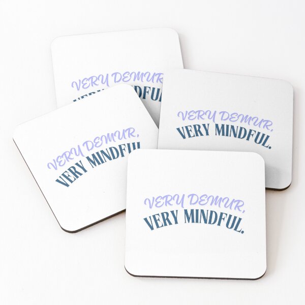 Item preview, Very Demur, Very Mindful Sticker designed and sold by Speczify.
