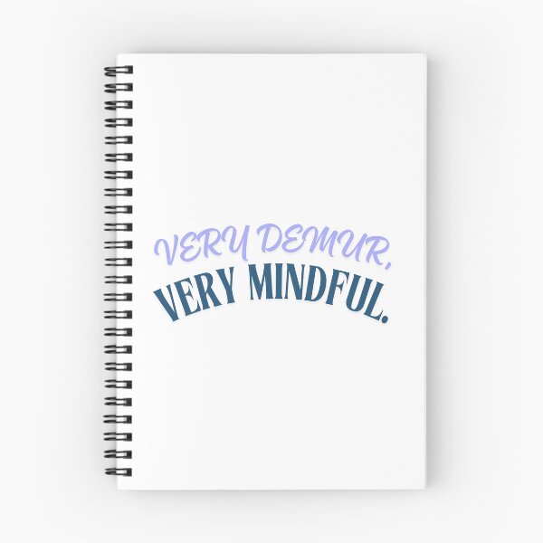 Item preview, Very Demur, Very Mindful Sticker designed and sold by Speczify.