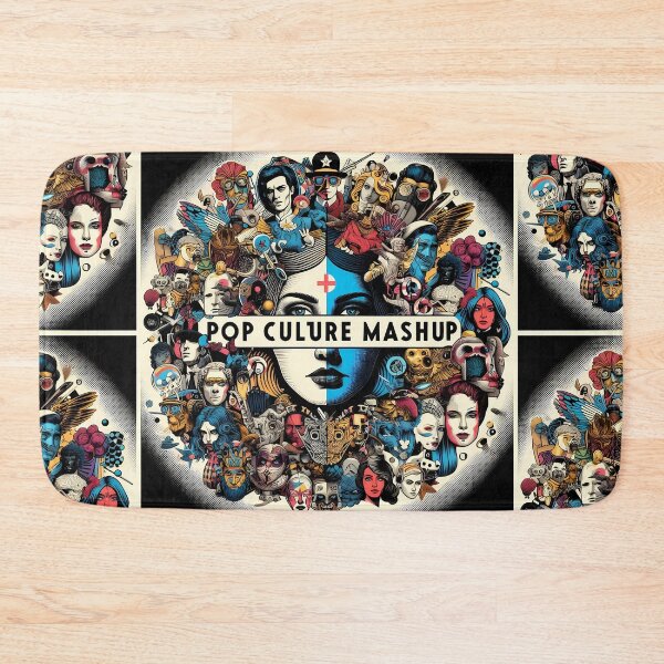 Item preview, Retro Pop Culture Collage Art designed and sold by KMHArts.