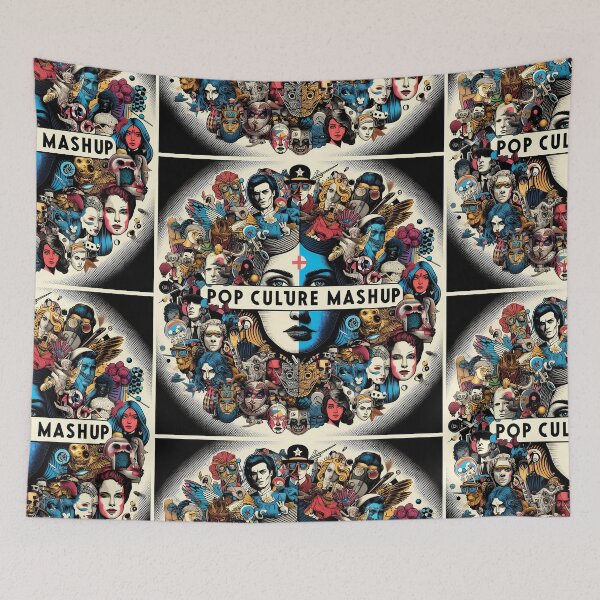Item preview, Retro Pop Culture Collage Art designed and sold by KMHArts.