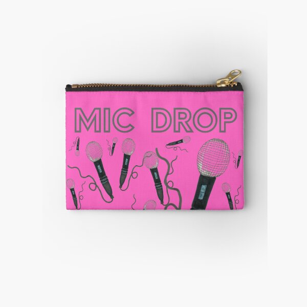 Item preview, Pink Mic Drop Hand Drawn Retro Microphone designed and sold by H3designs.
