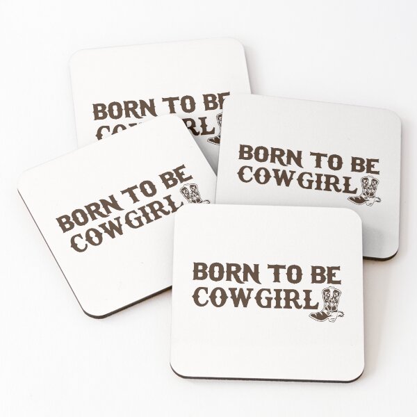 Artikelvorschau, Geboren, um Cowgirl zu sein; entworfen und verkauft von StickerApe.