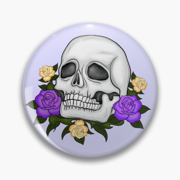 Item preview, Floral Skull designed and sold by Chelsea Sullivan.
