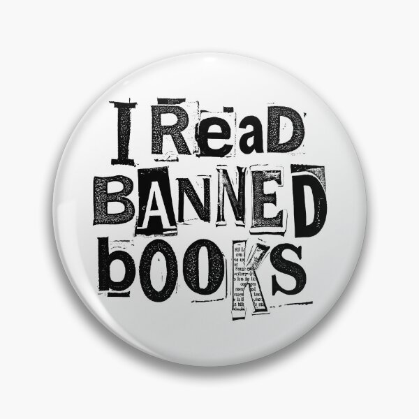 Item preview, I Read Banned Books Funny Bookish Ransom Note Reader Library designed and sold by GrandeDuc.