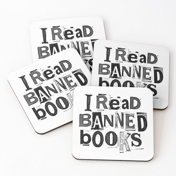 Item preview, I Read Banned Books Funny Bookish Ransom Note Reader Library designed and sold by GrandeDuc.