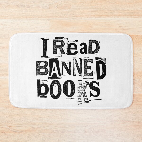 Item preview, I Read Banned Books Funny Bookish Ransom Note Reader Library designed and sold by GrandeDuc.