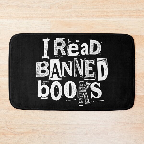 Item preview, I Read Banned Books Funny Bookish Ransom Note Reader Library designed and sold by GrandeDuc.