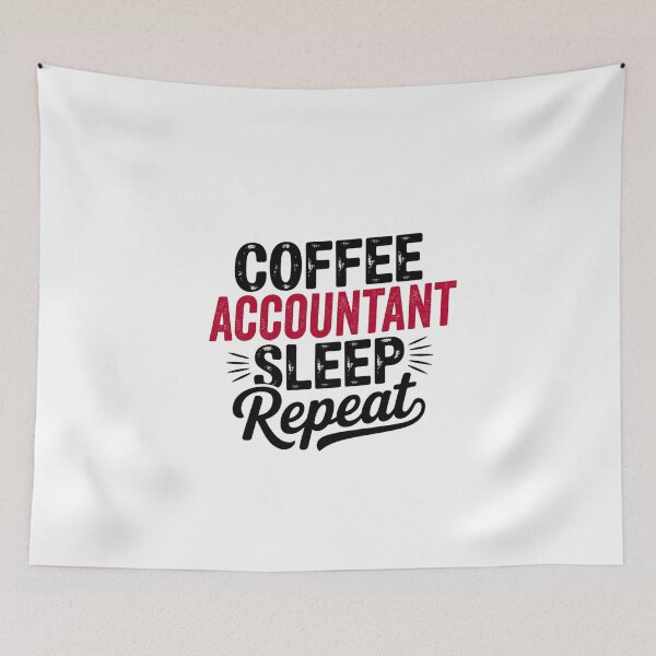Item preview, Coffee Accountant Sleep Repeat - Funny Accountant Lover designed and sold by Watsonarts.