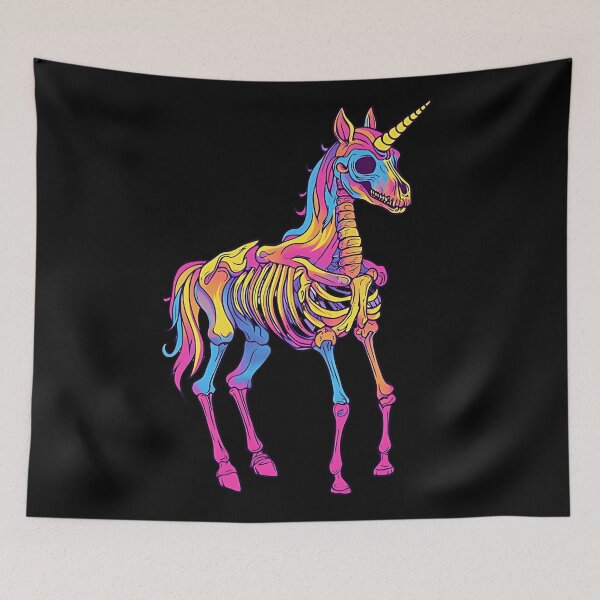 Item preview, skeleton unicorn designed and sold by Josinta.