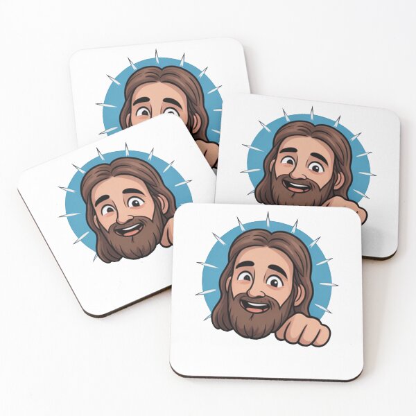 Item preview, Jesus Fist Bump Line Art Design designed and sold by AnixieInkShop.