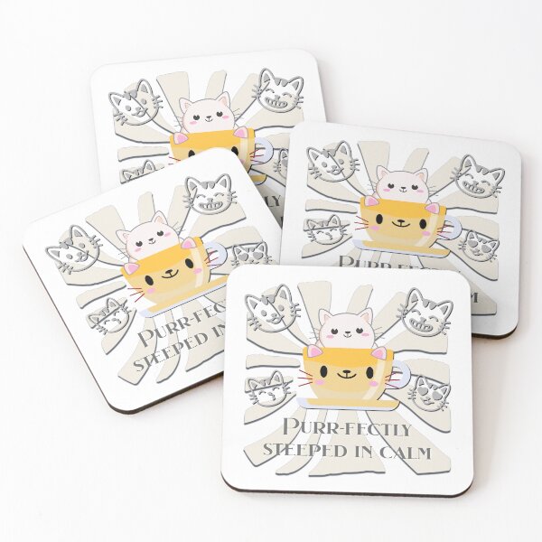 Item preview, Purr-fectly Steeped in Calm designed and sold by KaysUplifting.