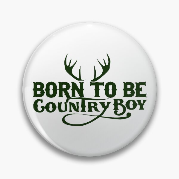 Item preview, Born To Be Country Boy; designed and sold by StickerApe.
