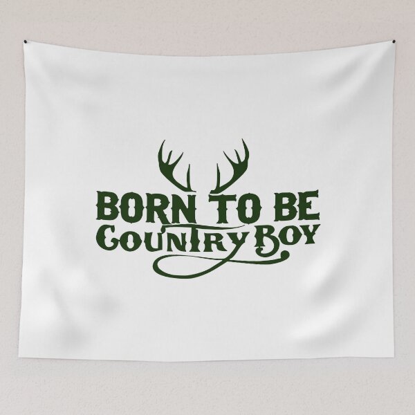 Item preview, Born To Be Country Boy; designed and sold by StickerApe.